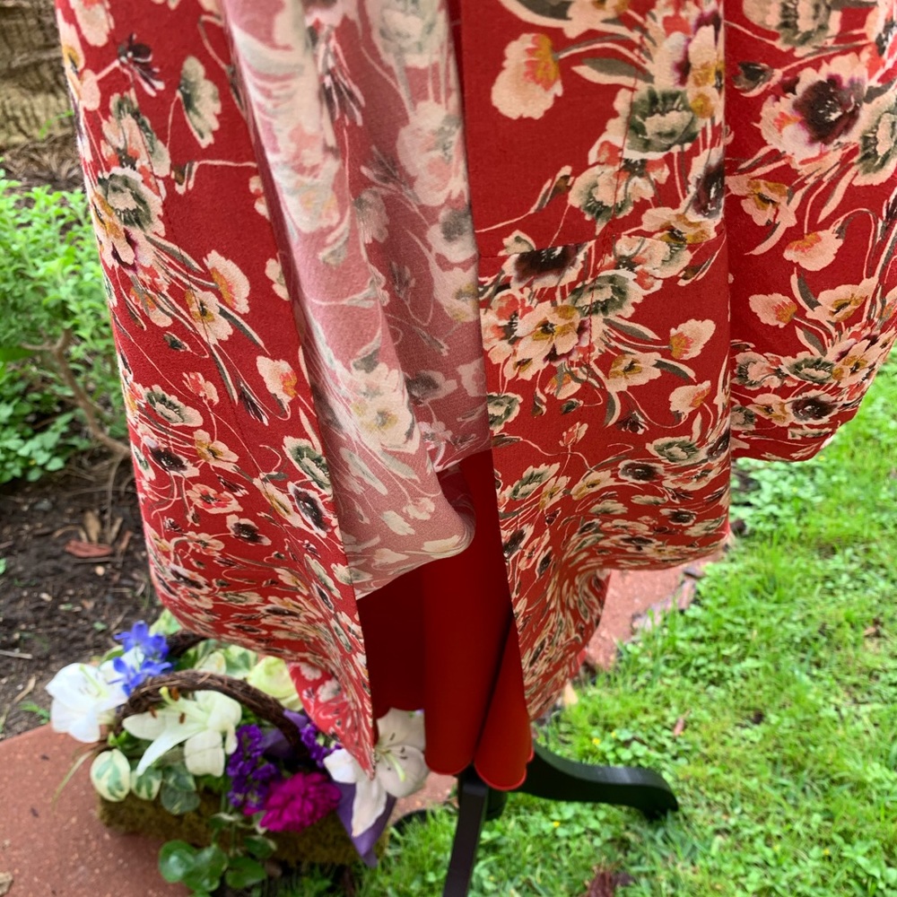 Antonio Melani Floral Print Puff Sleeve Dress. - Picture 9 of 11